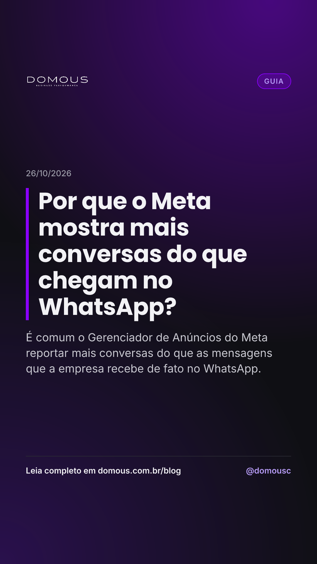 Arte de story: Por que o Meta mostra mais conversas do que chegam no WhatsApp?